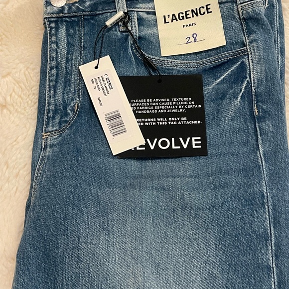 NWT-L’AGENCE High rise, straight jeans (28) - Picture 6 of 6